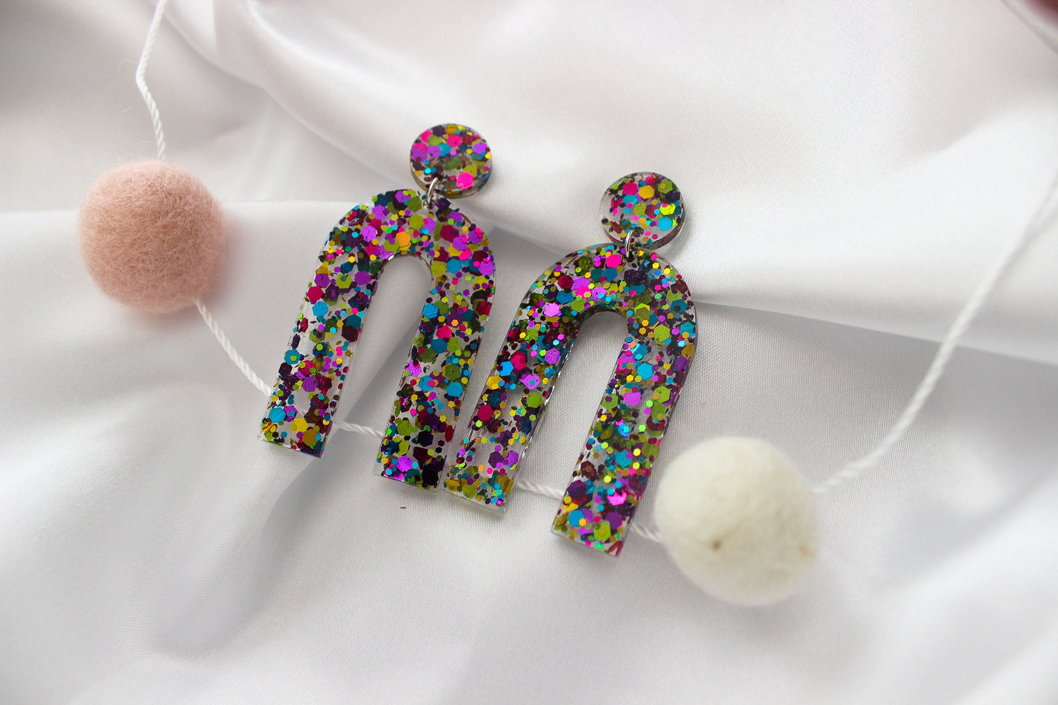 Confetti earrings hot sale