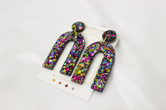Resin Dangle Earrings | Handmade Resin Earrings | Trendy Lightweight Dangle Earrings