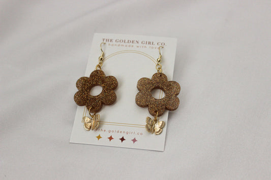 Resin Dangle Earrings | Handmade Resin Earrings | Trendy Lightweight Dangle Earrings
